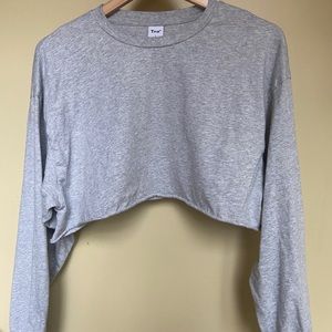 Aritzia Tour Cropped Long Sleeve T-Shirt